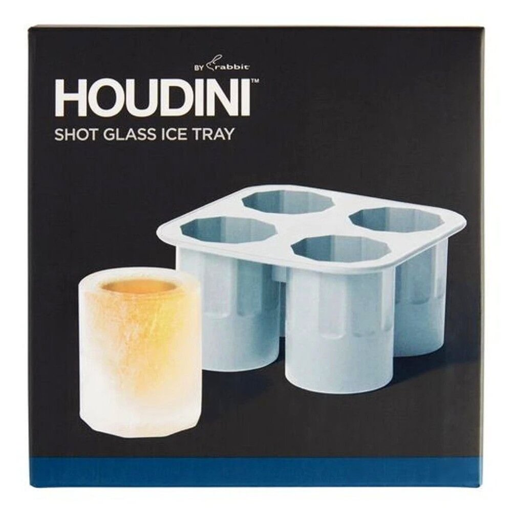 Houdini Shot Glass Ice Mold Tray, Party Cocktail